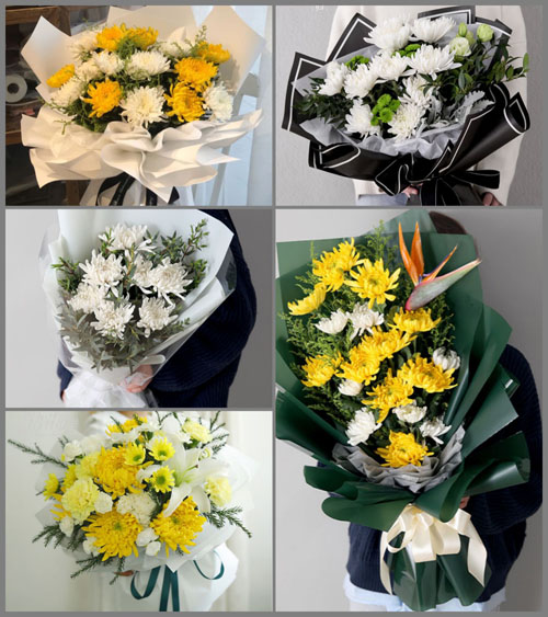 浙江省台州玉环县玉城街道小岙村白事花束代送